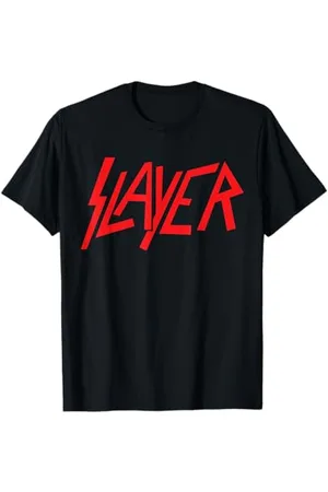Slayer – Classic Red Logo On Grey T-Shirt