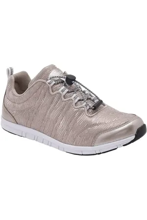 Scholl Damen Wind Step Sandale, Platin, 38 EU Weit