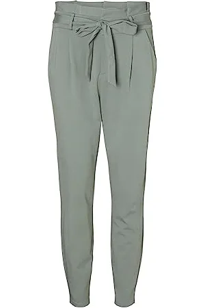 VERO MODA Damen Vmeva Hr Loose Paperbag Pant Noos Hose, , S 32L EU