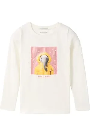 TOM TAILOR Mädchen Kinder Longsleeve mit Fotoprint, , 116/122