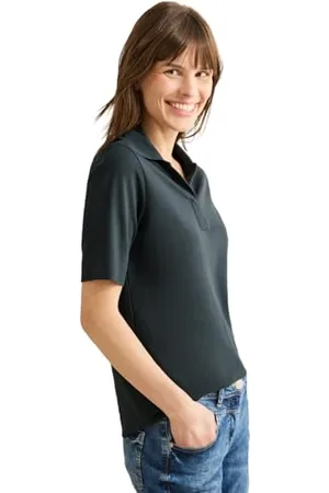 CECIL Damen B322947 Piquée Poloshirt, , X-Large