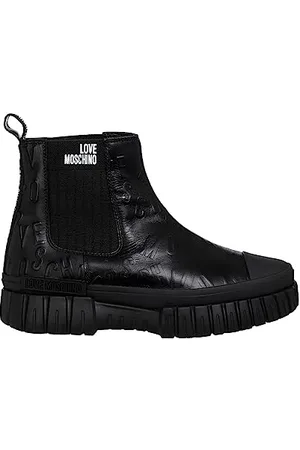 Moschino Damen Stiefel, Nero, 41 EU