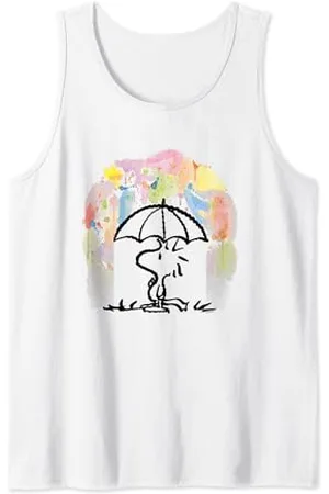 Peanuts Erdnüsse - Regenbogen Aquarell Woodstock Tank Top