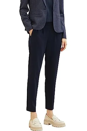 TOM TAILOR Damen 1039790 Loose Fit Chino Hose, 10668-sky Captain Blue, 40/28