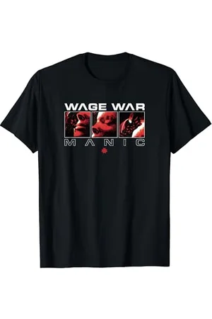 Wage War Krieg führen - Manic Squares T-Shirt
