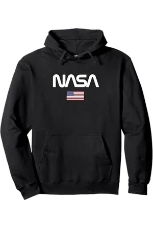 Nasa Herren Worm Logo Pullover Hoodie