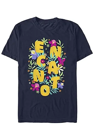 Disney Unisex Encanto Flower Arrangement Organic Short Sleeve T-shirt, , XXL