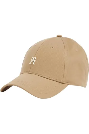 Tommy Hilfiger Damen Cap Elevated Chic aus Baumwolle, Beige (Safari Canvas), Einheitsgröße