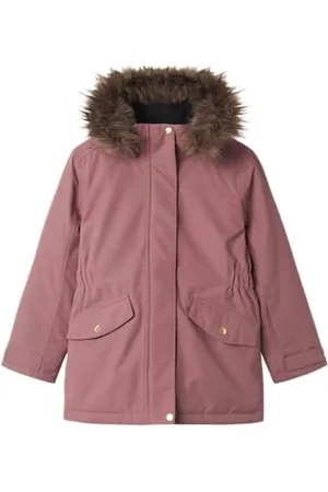 NAME IT Mädchen NKFSNOW10 SKI Jacket SOLID FO NOOS Schneejacke, , 134