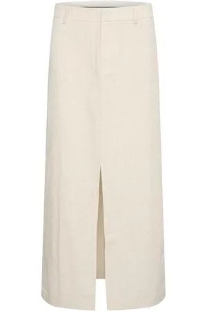 Kaffe Damen Maxi, Midrise, Taille, A-Line, hohe Passform, mit Reißverschluss Skirt, , 40