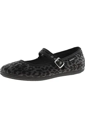 victoria Mädchen Pantoffeln 1049110-KIDS Ballerina ODA Animal-Print & Schnalle 26