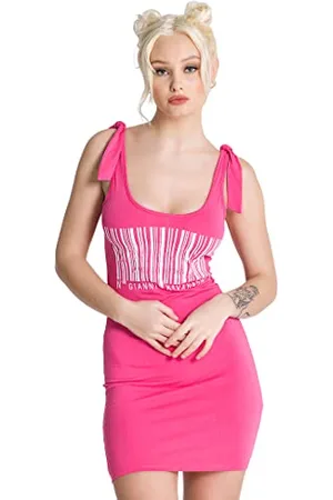 Gianni Kavanagh Damen Pink Signs Dress Lässiges Kleid, Large
