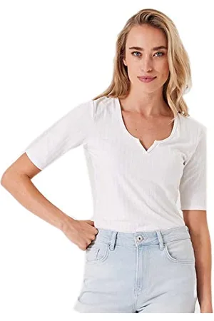 Garcia Damen Short Sleeve T-Shirt, , M