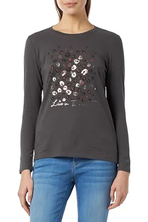 QS by s.Oliver Langarmshirt mit Pailletten