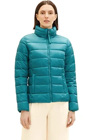 TOM TAILOR Damen 1038338 Lightweight Steppjacke, 21178-ever Green, XS