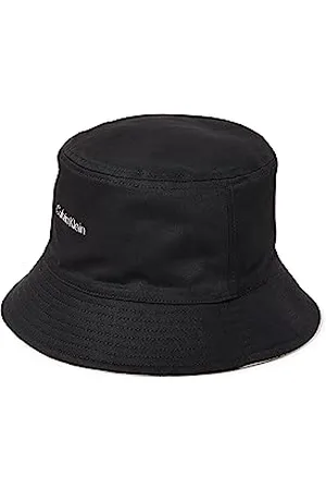 Calvin Klein Damen Fischerhut Bucket Hat, Mehrfarbig (Black / Marshmallow Mono), Onesize