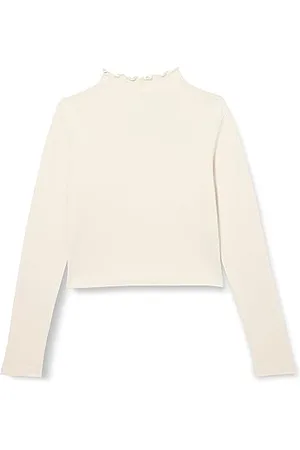 QS by s.Oliver Mädchen 2135049 Langarmshirt mit Stehkragen, , M
