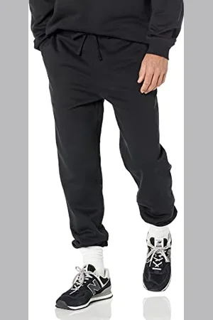 Amazon Herren Unten geschlossene Jogginghose mit lockerer Passform (erhältlich in Big & Tall), , S