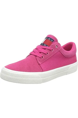 Tommy Hilfiger Damen Vulcanized Sneaker Lace Up Schuhe, Rosa , 38