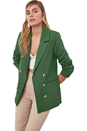 Trendyol Damen Kn pfte Breasted Breasted Blazer Jacket, , 40 EU
