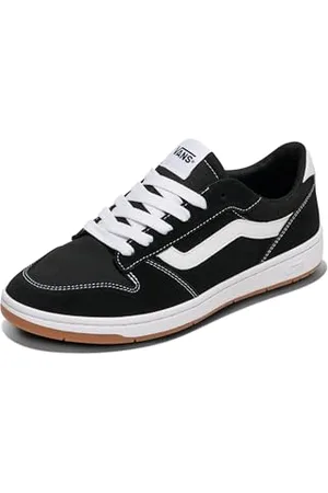 Vans Herren Ryland Ls Sneaker, BZW – Wildleder/Canvas Schwarz/Weiß, 40 EU
