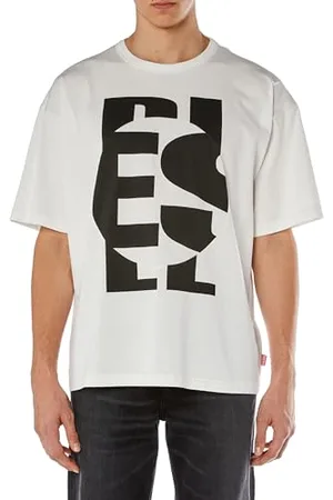 Diesel _T-BOXT-Circle Maglietta_Shirt_Weiß_L