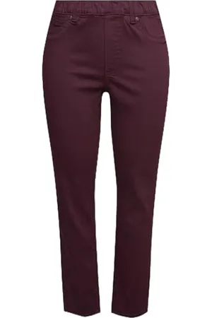 Ulla Popken Damen große Größen Übergrößen Plus Size Schlupfjeans Sienna, schmales Bein, Elastikbund