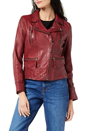 Oakwood Damen Lederjacke Jacke 60861, , Herstellergröße: XL