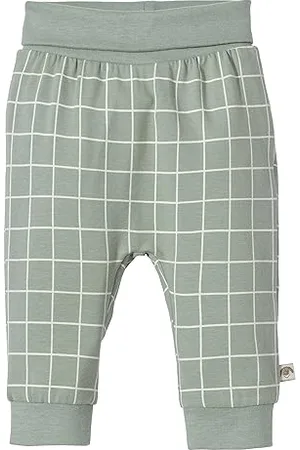 Sterntaler Jungen Hose Sommer Jersey Karo Hase Happy, , 56 EU