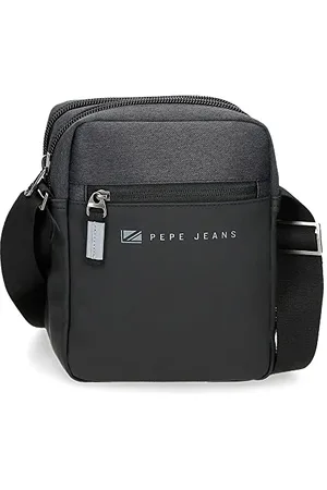 Pepe Jeans Jarvis Umhängetasche, zwei Fächer, , 17 x 22 x 7 cm, Polyester mit Details aus Kunstleder