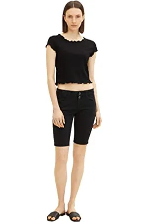TOM TAILOR Damen Alexa Bermuda Jeans 1031373, , 29