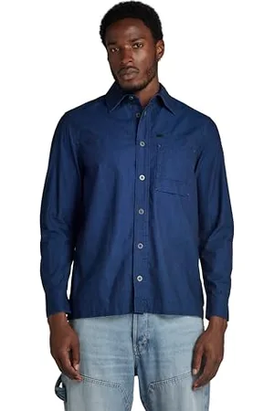 G-Star RAW Herren 1-Pocket Regular Denim Hemd, , S