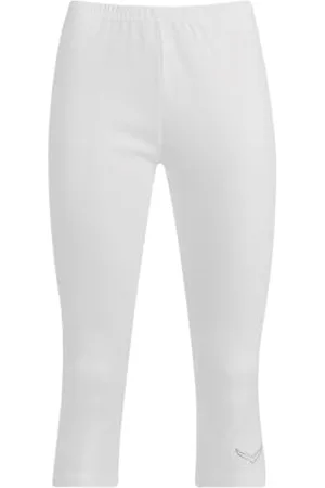 Trigema Damen Leggings 3/4 mit Swarovski® Kristallen