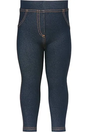 Playshoes Mädchen Coole Baby, Jeans Optik, Oeko-Tex Standard 100 Legging, , 50-56