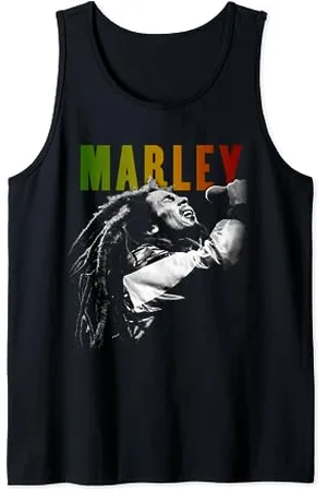 Bob Marley Unisex Tank Top S Sommer Ärmellos Klassisch Fans von und Reggae-Kultur, alle Altersgruppen