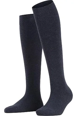 ESPRIT Damen Kniestrümpfe Basic Pure W Kh Baumwolle mit Komfortbund 1 Paar, , 35-38