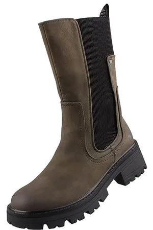 Mustang Damen Stiefel Grün, Schuhgröße:EUR 37
