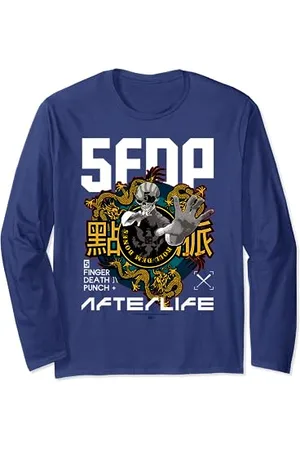 Five Finger Death Punch 5FDP – Dim Mak Navy Langarmshirt