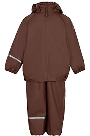 CeLaVi Unisex Kids Basic Recycle PU Rainwear Set, , 90
