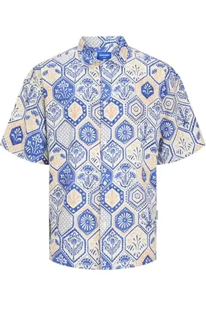 JACK & JONES Male Hemd Wide Fit Hemd