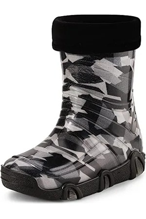 Ladeheid Kinder Mädchen Jungen Gummistiefel Gefüttert Swk2021 (Muster-45, 21/22 EU)