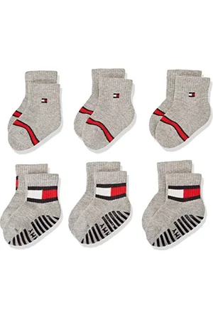 Tommy Hilfiger Unisex Baby Flag Sock 6 Pack Ecom, , 023 EU