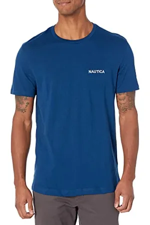 Nautica Herren T-Shirt, kurzärmlig, Rundhalsausschnitt, Größe M