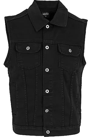 Urban classics Herren Tb514 - Weste Denim Vest, , 4XL EU