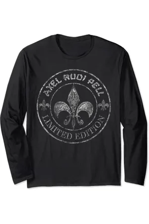 Axel Rudi Pell Dreckiges T-Shirt mit Fleur-Logo Langarmshirt