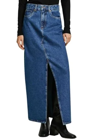 Pepe Jeans Damen Maxi Skirt Hw Baby Rock, , 44