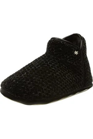 flip*flop Damen bonnysoft Knit Hausschuh, Black, 42 EU