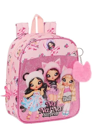 Safta M232 Monster High Kinderrucksack, Kinderrucksack, Schulrucksack, anpassbar an Kinderwagen, ideal für Kindergärten, bequem und vielseitig, Qualität und Widerstandsfähigkeit, 22 x 10 x 27 cm