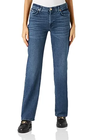 7 for all Mankind Damen Ellie Straight Luxe Vintage Jeans, , 27 EU