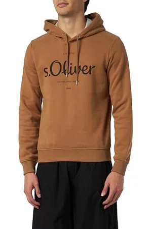 QS by s.Oliver Herren Logo-Sweatshirt mit Kapuze , XXL